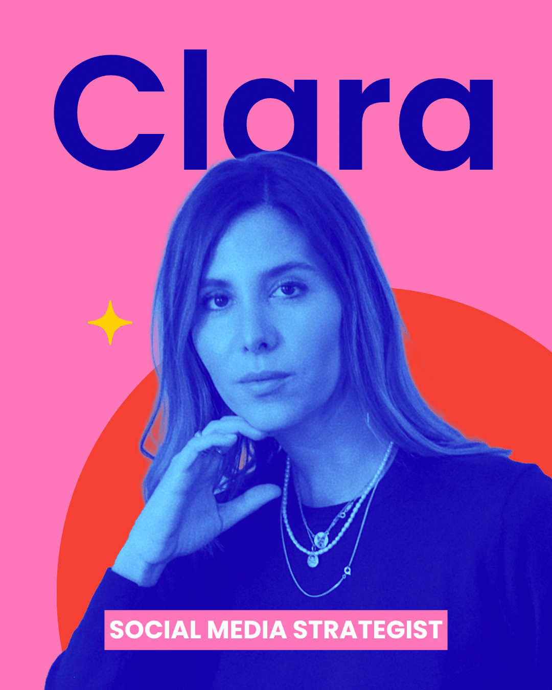 Ritratto di Clara Fayer, social media strategist